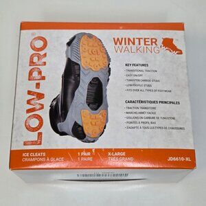 Winter Walking Low-Pro Ice Cleats Snow Traction Size XL Men's 11.5 - 13 New